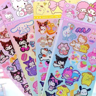 

STICKER HOLOGRAM MOTIF SANRIO KUROMI MELODY CINNAMOROL POMPOMPURIN BLINK
