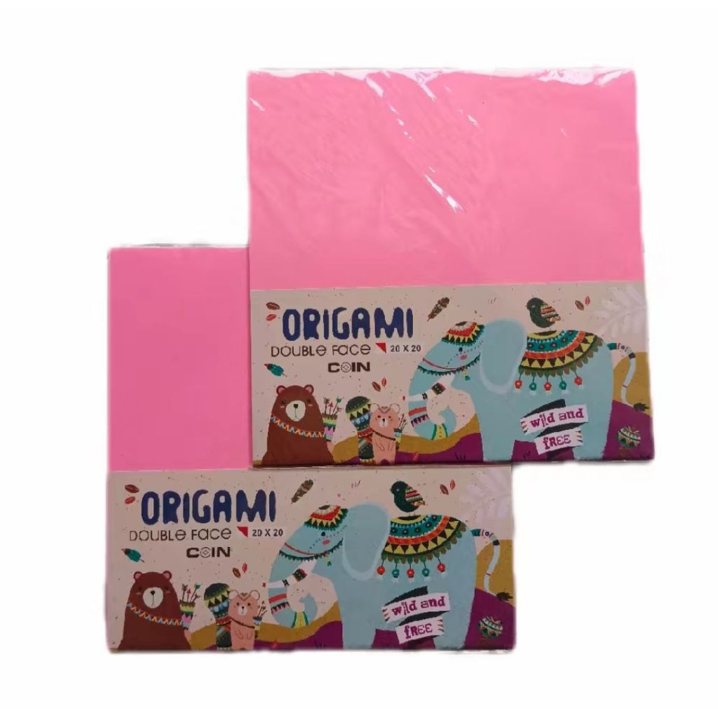 

Kertas Origami 20x20 Cm Double Face (timbal balik warna)