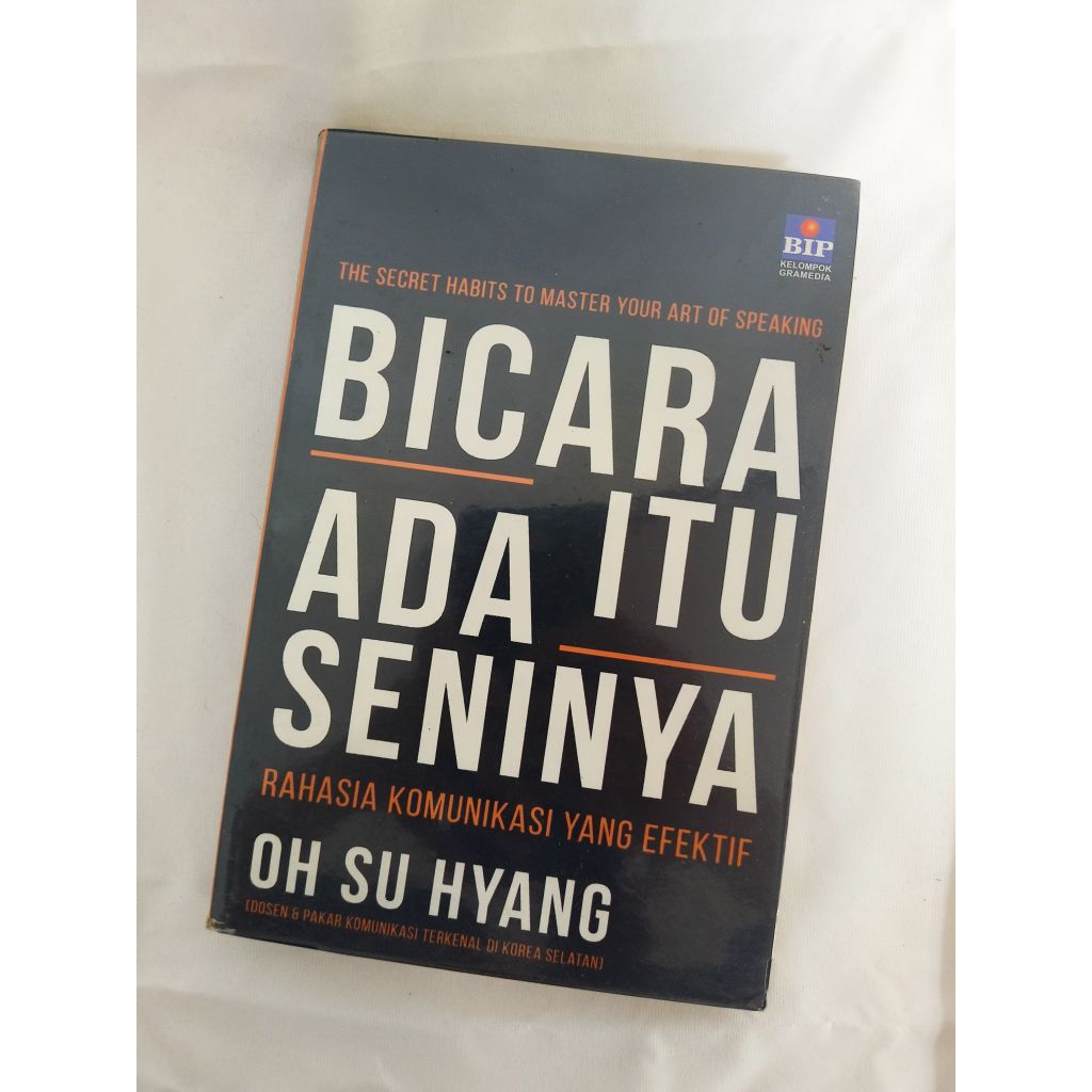 preloved buku bicara itu ada seninya karya oh su hyang