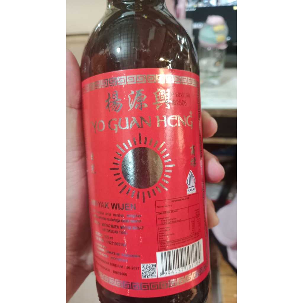 

Minyak Wijen Yo Guan Heng 620ml Botol