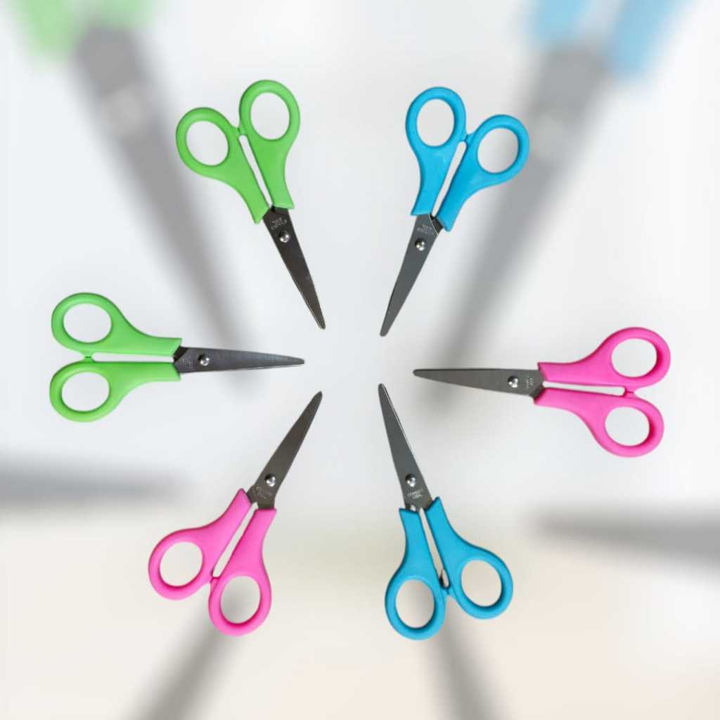 

Gunting Kertas Serbaguna Tajam - Scissor multifungsi Stainless Steel - 4" WARNA - WARNI