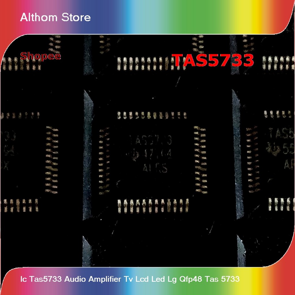 ic tas5733 audio amplifier tv lcd led lg qfp48 tas 5733