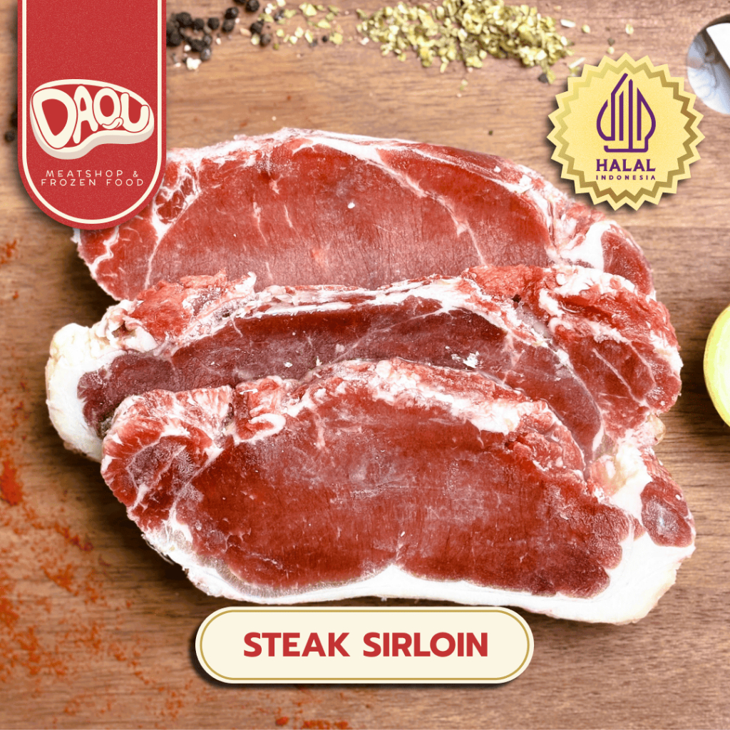 Daging Sapi Steak | Sirloin - DAQU Meatshop & Frozen Food