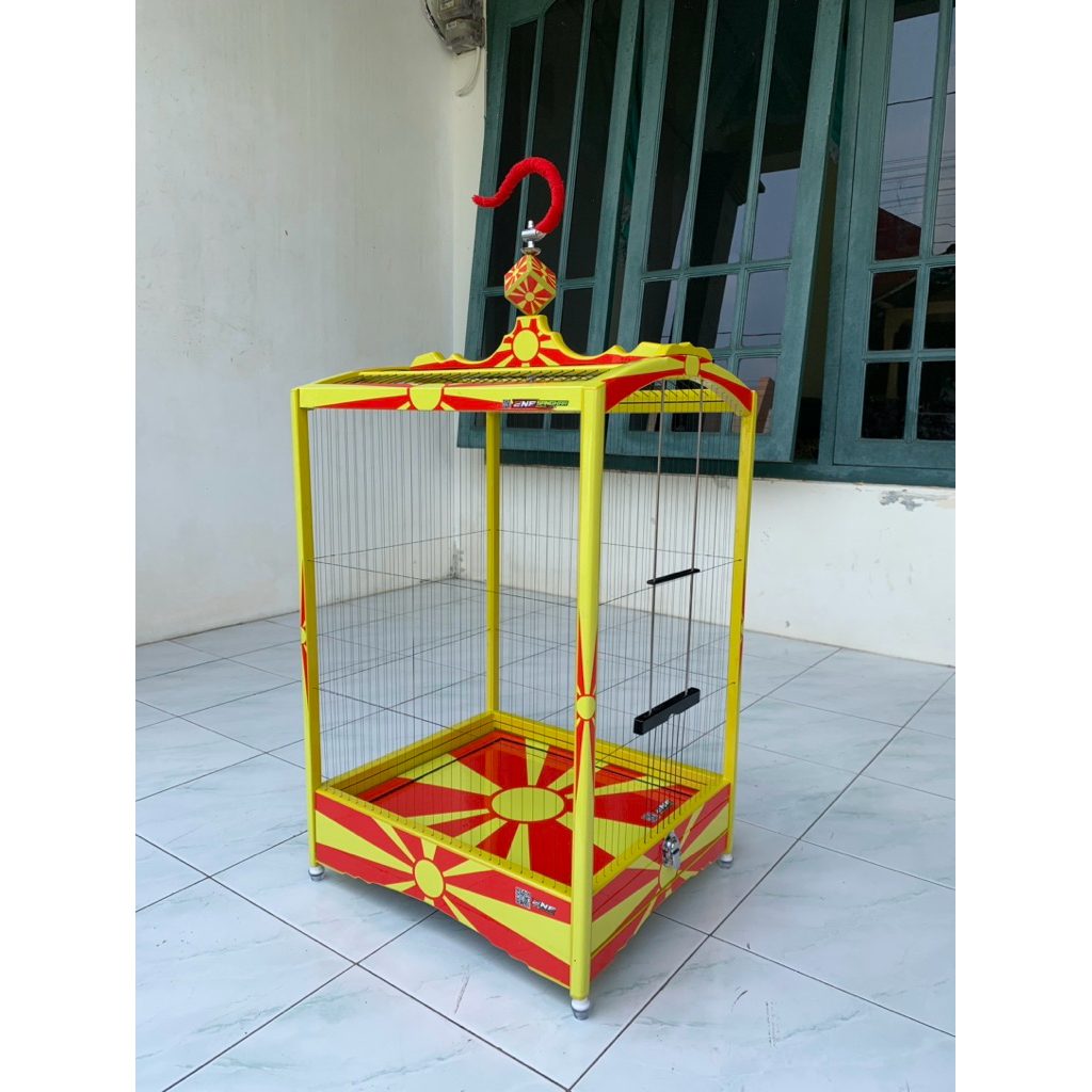 Sangkar kenari, Sangkar ruji fiber, Sangkar Decal