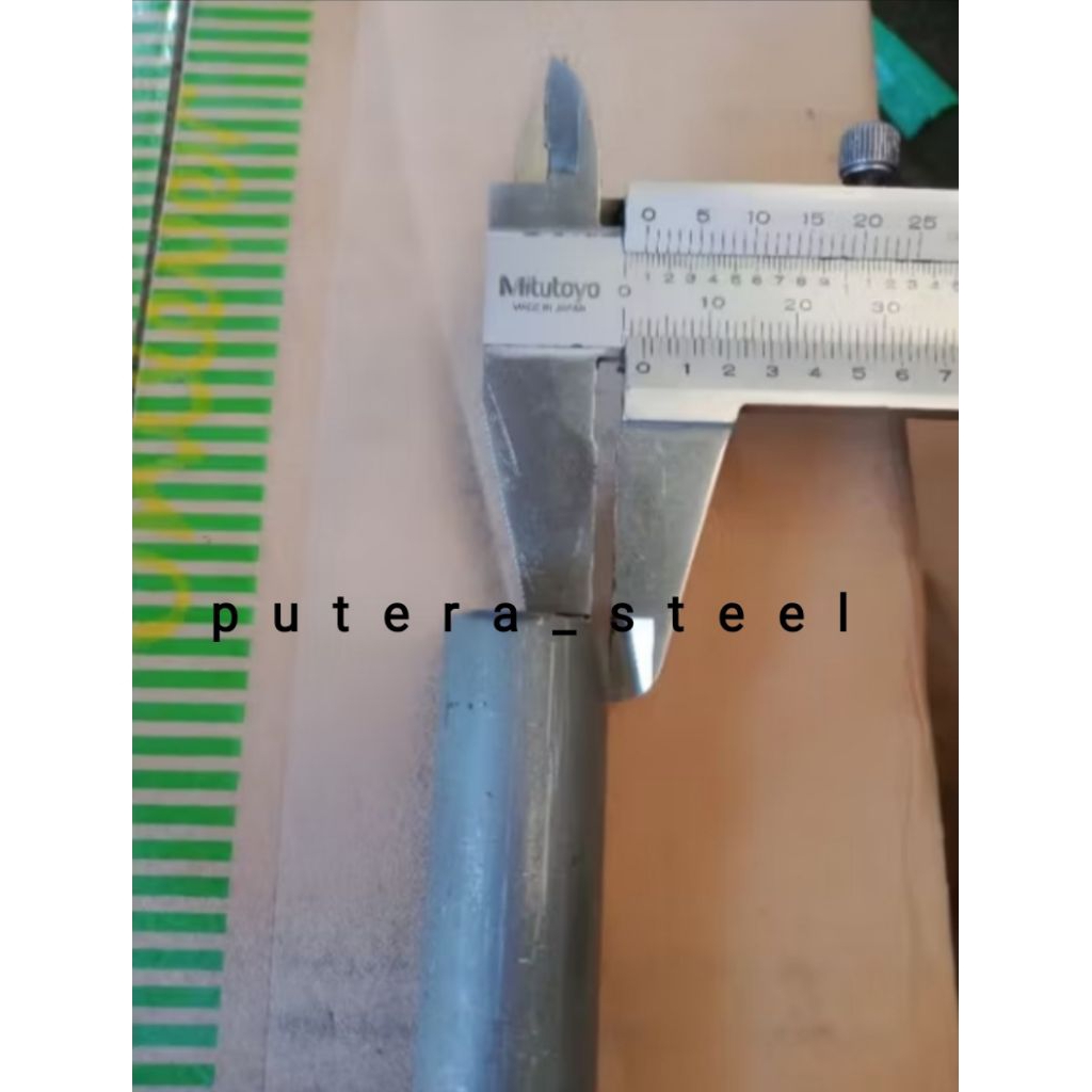 pipa besi seamles luar/OD 20mm dalam/ID 15mm tebal 2,5mm ukuran 10-50cm