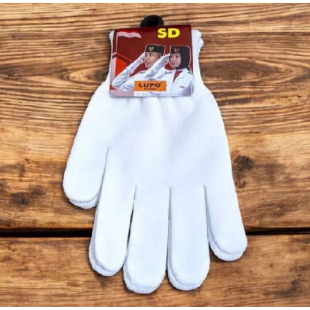 Sarung Tangan upacara bendera Paskibra SD SMP SMA Murah