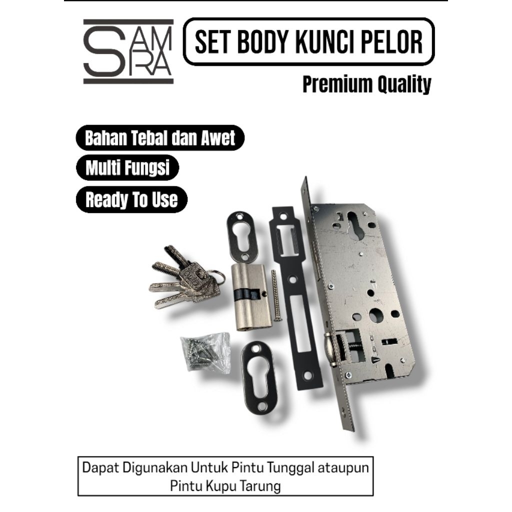 Body Kunci Pelor Body Kunci Pintu Kupu Tarung