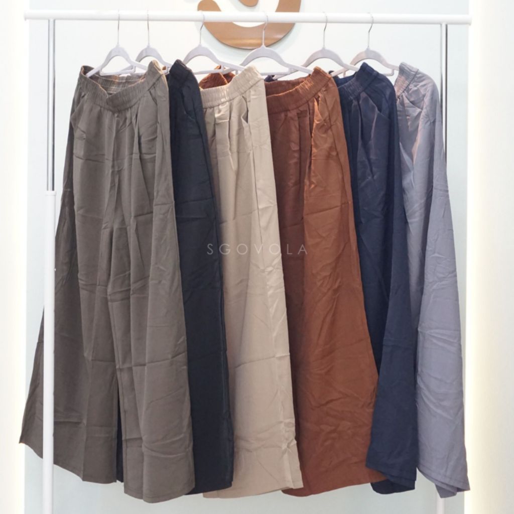 Yarra Pants / Celana kulot bahan katun rayon (Kulot bahan rayon )
