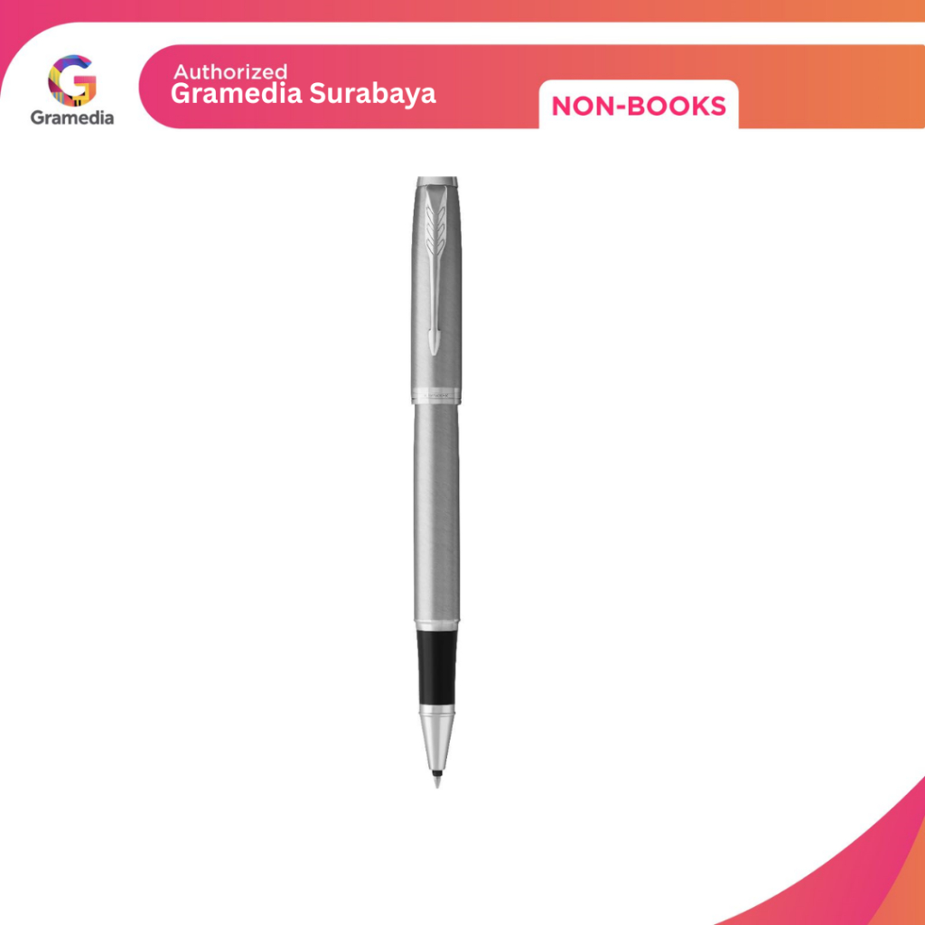 

Parker IM Stainless Steel Chrome Trim Rollerball Pen