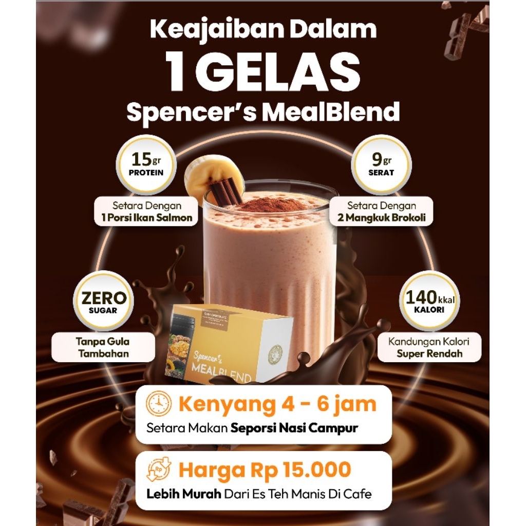 

Spencer's Mealblend Superfood dengan Rasa Strawberry