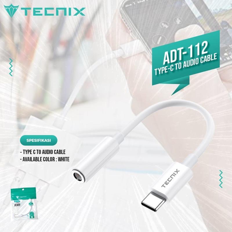 TECNIX ADT-112 Converter Audio Splitter Type C to Jack 3.5mm