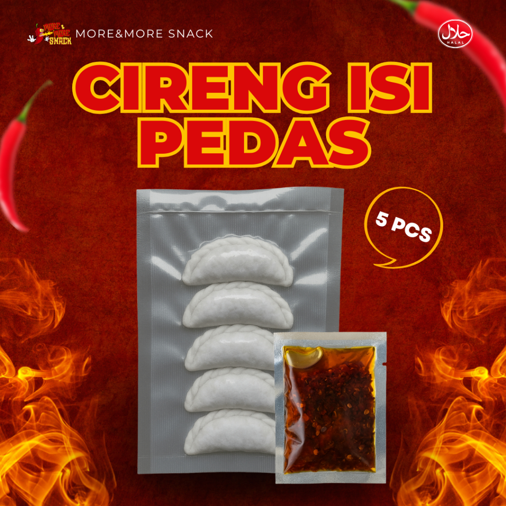 

Cireng Isi Ayam Suwir Pedas 5 pcs