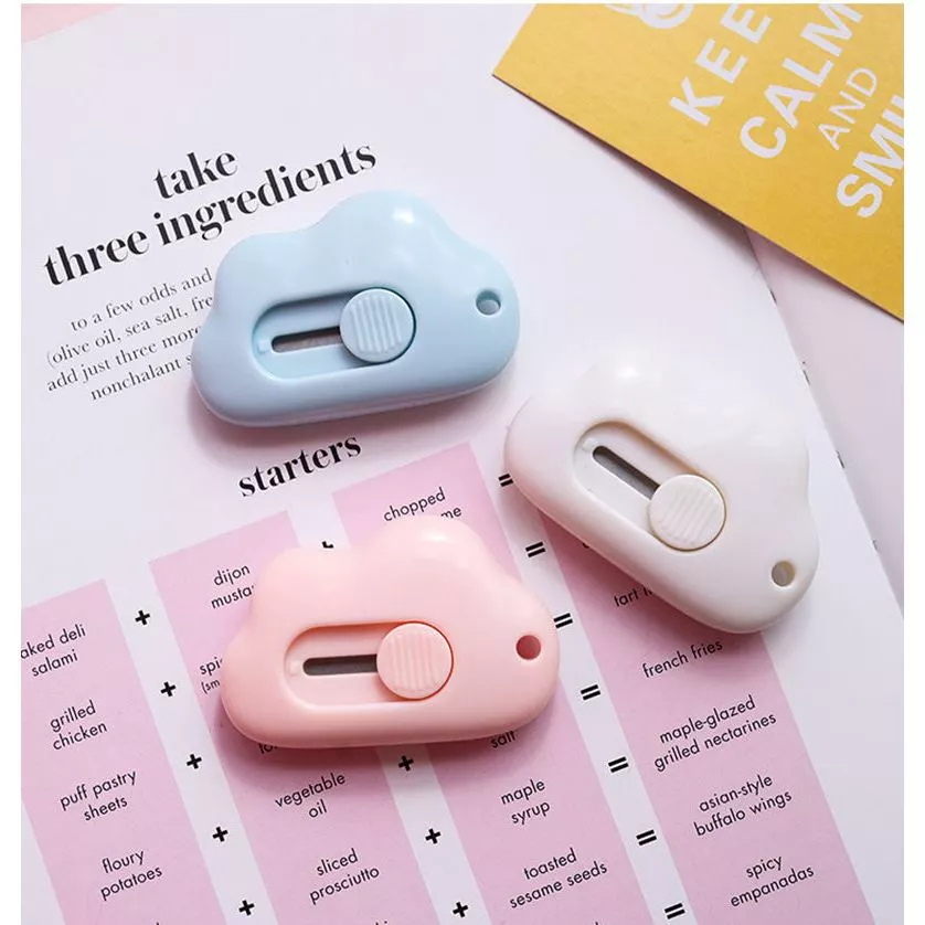 

Topsmile - Cutter Mini Karakter Lucu Pisau Kecil Portable Serbaguna