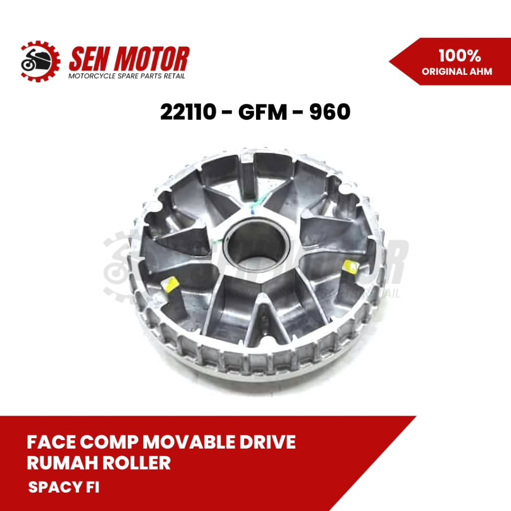 Rumah Roler Pulley Depan Honda Spacy FI / BeAT FI / Vario 110 eSP Original AHM - 22110-GFM-960