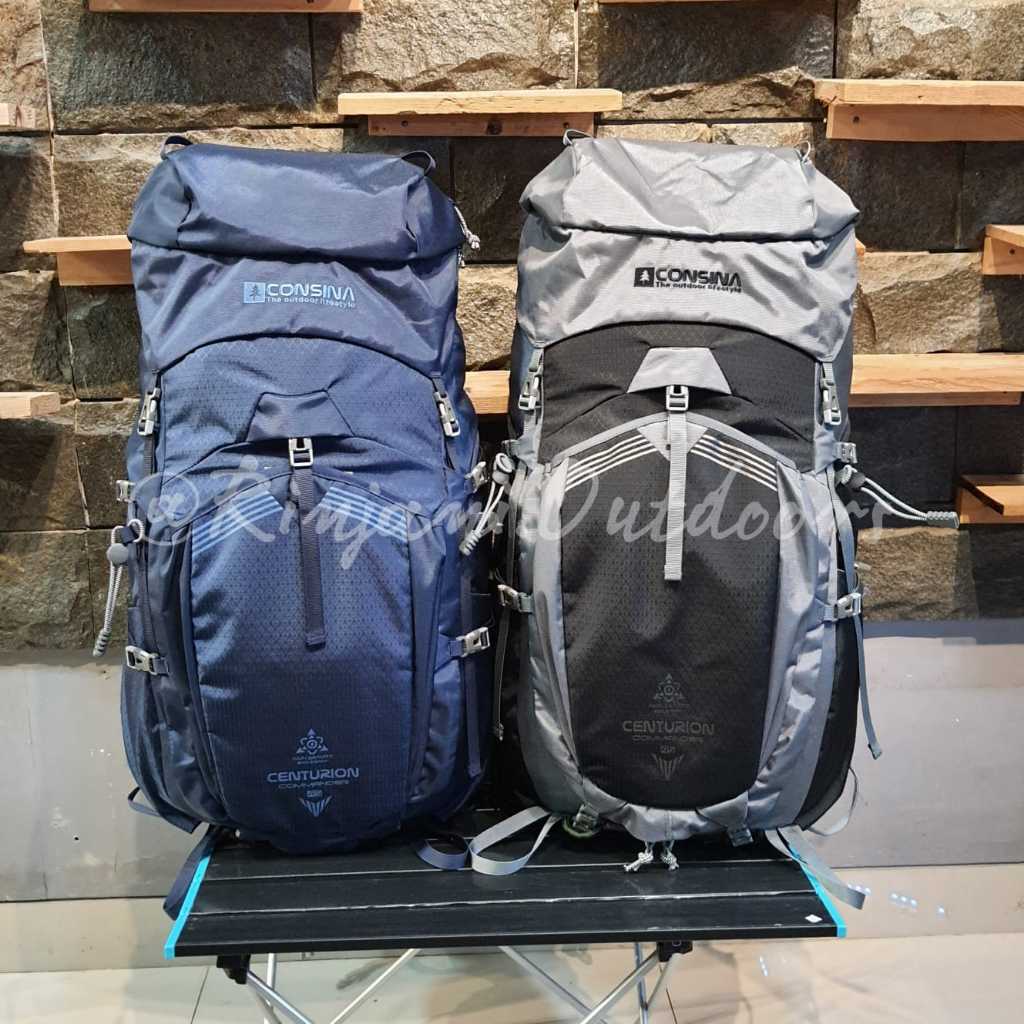 CARRIER CONSINA CENTURION 45L PREMIUM BLACK ON BLACK EDITION ORIGINAL TAS GUNUNG CONSINA TAS KERIL T