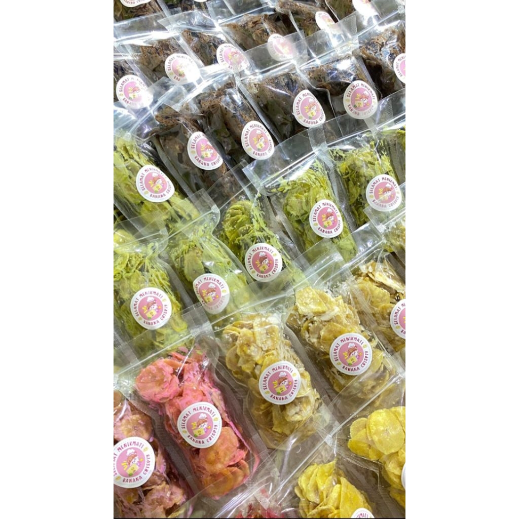 

KERIPIK PISANG LUMER KEMASAN POUCH 250G