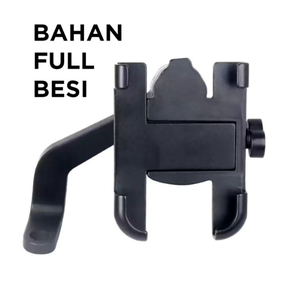 Holder HP Motor Besi di Spion Motor/ Stand Holder HP Motor Besi C2