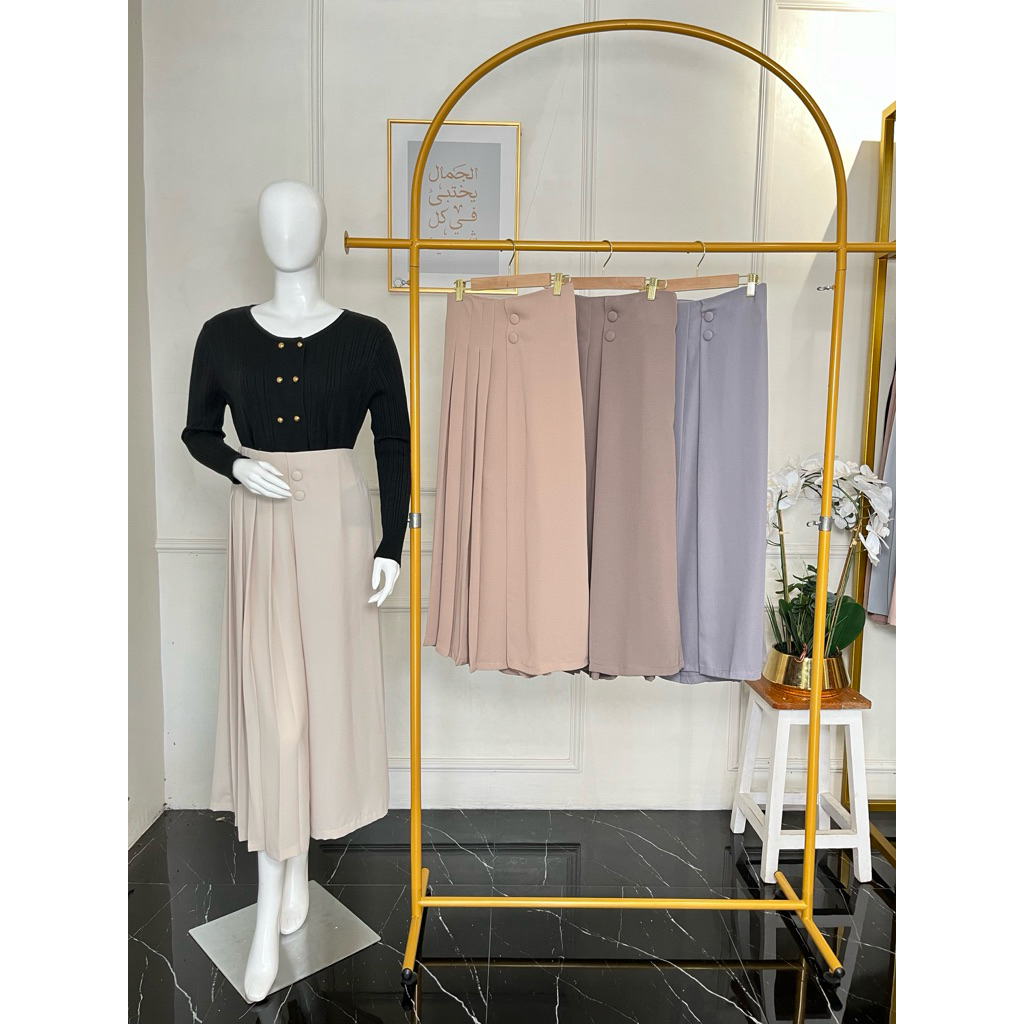 Kulot Kancing / Kulot Wanita / Kulot Rok / Kulot Rok Wanita / Kulot Kekinian / Kulot Simple / Kulot 