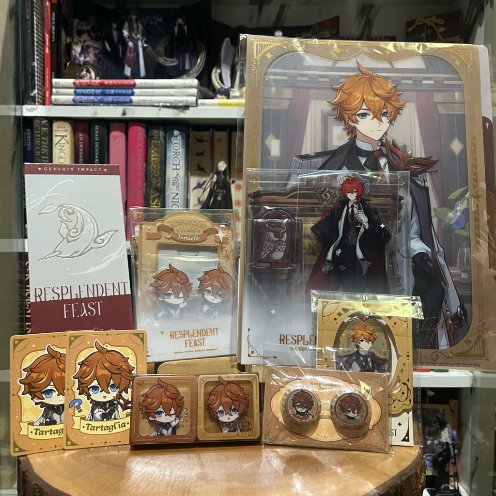 OFFICIAL READY STOCK Genshin Impact Resplendent Feast Golden Invite Brilliant Banquet Diluc Ragnvind