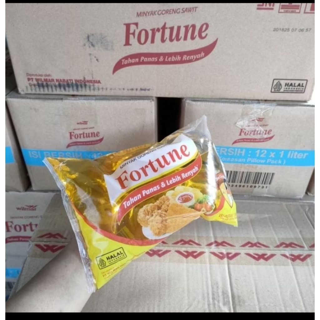 

Minyak fortune bantal 1 liter 1 karton