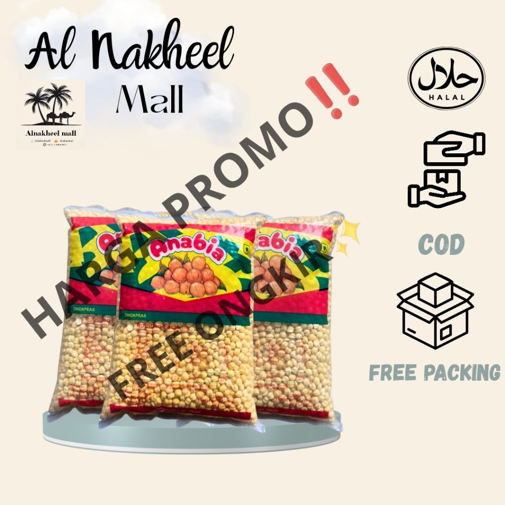 

[HARGA PROMO 7.7]! kacang arab 1 kg / chickpea 1 kg