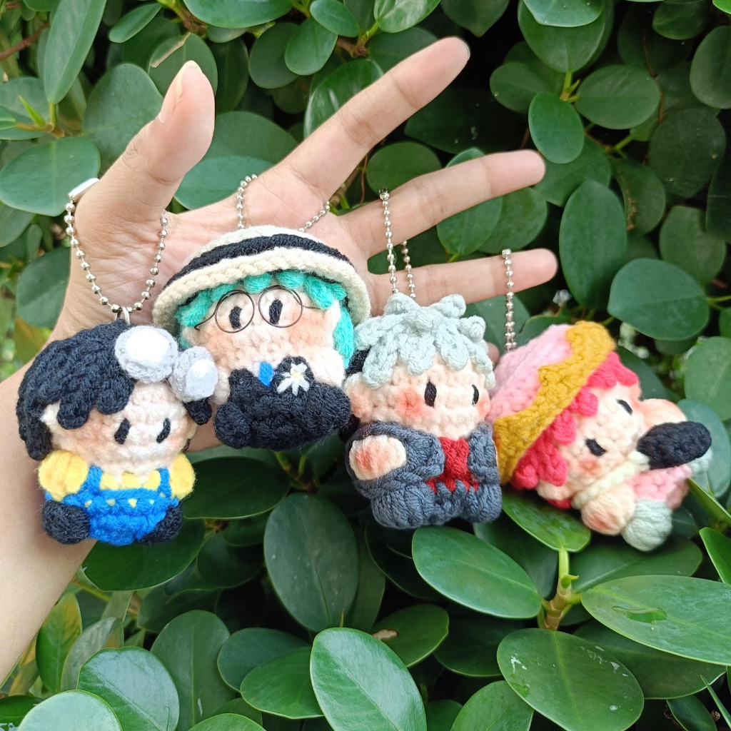 amigurumi | G-Doll GDragon BigBang | crochet rajut | gantungan kunci/tas bag charm keychain | boneka