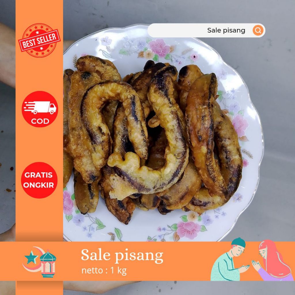 

SALE PISANG KERING (SAPIRING) KEMASAN 1KG