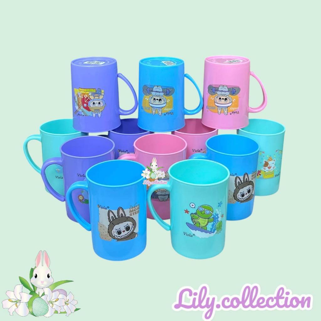 Gelas Anak 400ml | Gelas Anak Lucu | Gelas Plastik | Gelas | Gelas Anak Plastik - LILYCOLLECTION