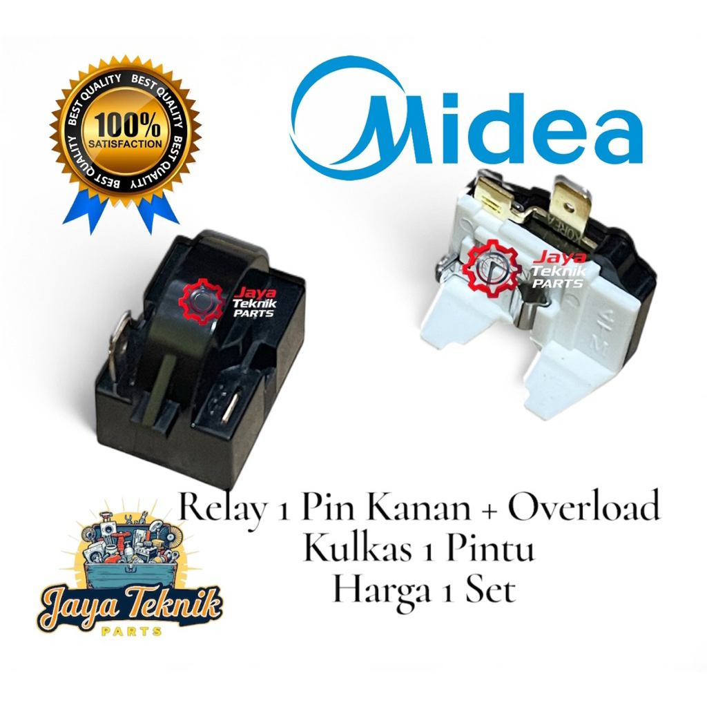 Relay Ptc Overload Kulkas MIDEA 1 Pintu / Overload Kulkas Midea Satu Pintu