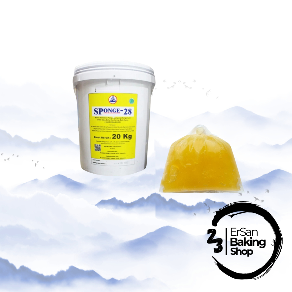 

Sponge-28/Pengemulsi/Pelembut Kue Bolu/Tbm/Sp/Emulsifier Sponge 28 Repack 1 Kg 500gr 250gr 100gr