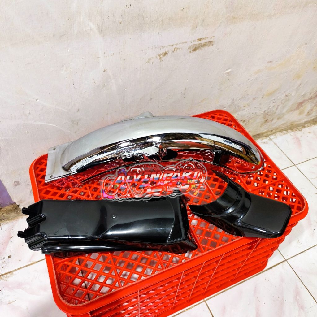 Slebor Belakang GL100 Pres Nganjuk Detail Original Selebor GL 100 Set Sambungan Slebor Kepetan GL100