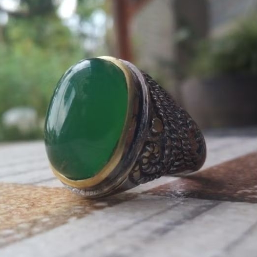 batu alam natural fossil kayu ijo Garut pola halus dan bahannya