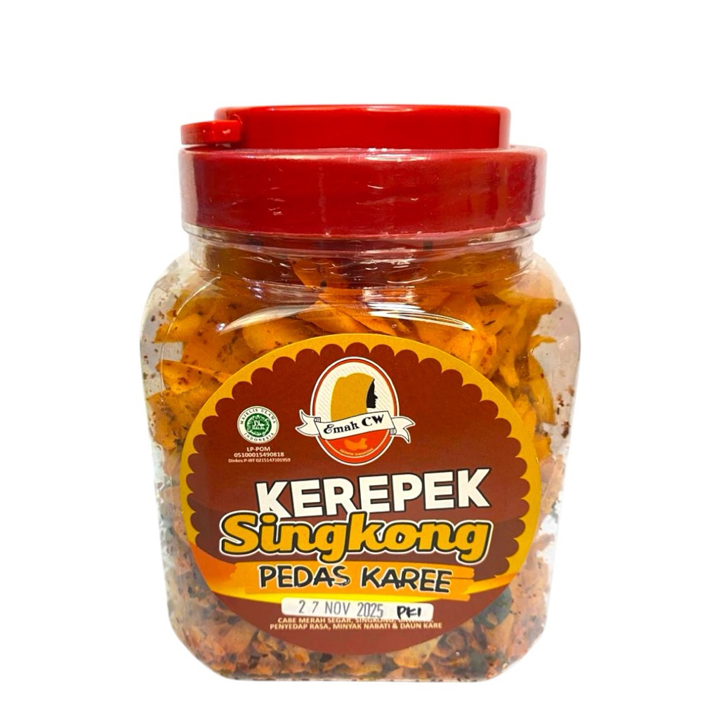 

Emak Cw - Pedas Kare Keripik Singkong