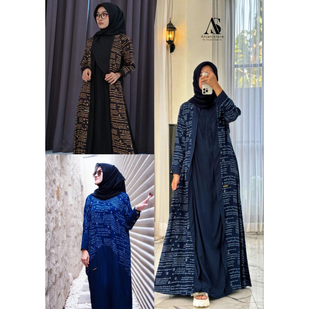 GAMIS MOTIF KORAN ANJANISTORE