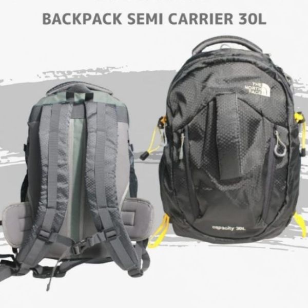 YOMAR ADVENTURE... Tas Ransel Backpack 30L Hitam Travel Tas Ransel Pria Semi Carrier 30 liter Tas Gu