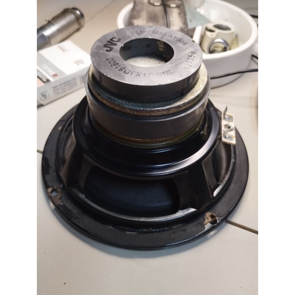 speaker woofer build up jvc double magnet