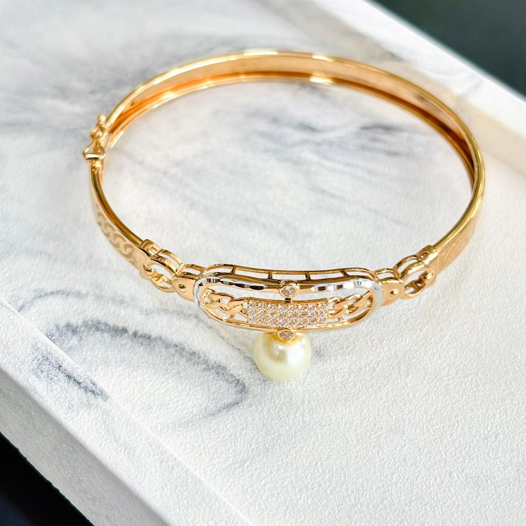 Gelang Emas Pipa Cor Plat 375/8k