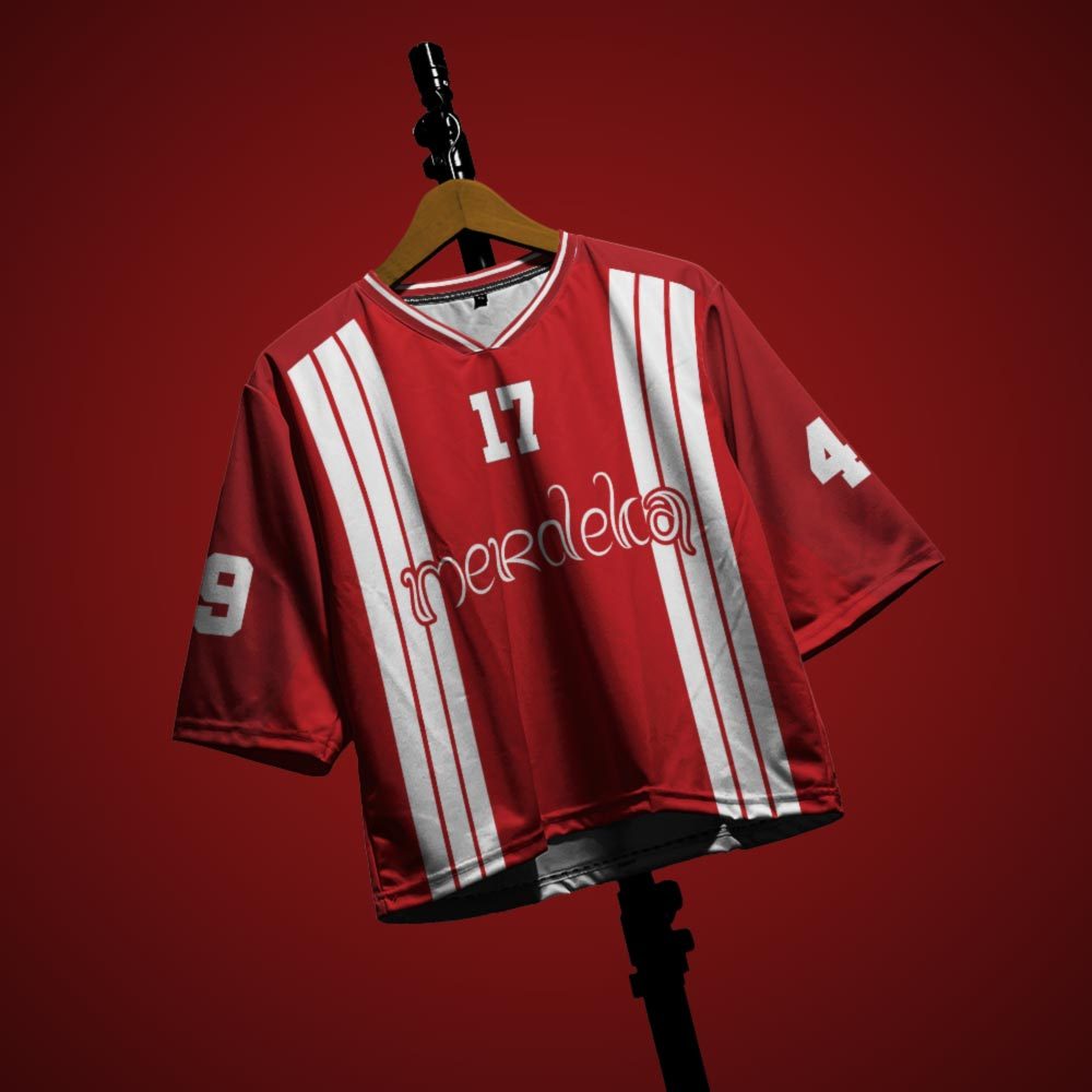 GAMEPLANE - Kaos Jersey Boxy Vintage HUT RI-80 ART 1 Oversize Unisex Custom Full Printing