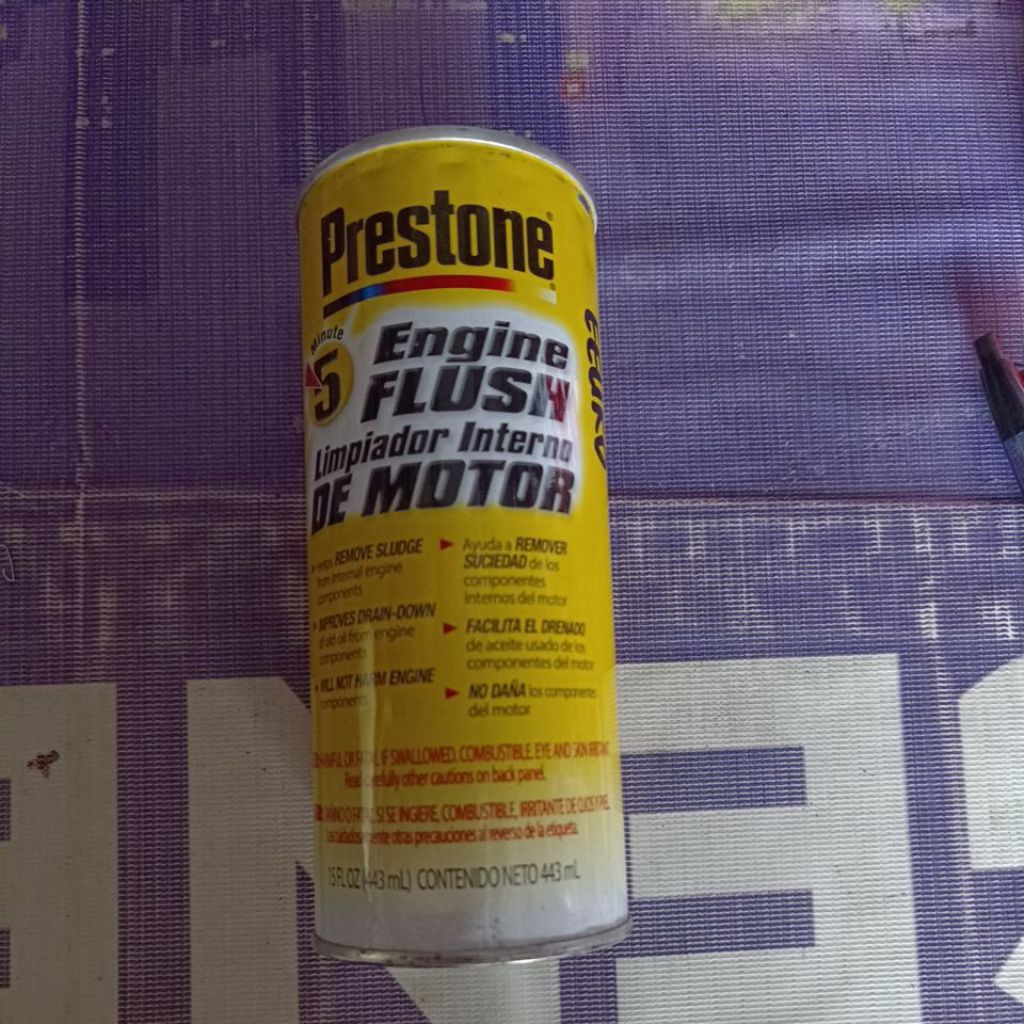 engine flush prestone