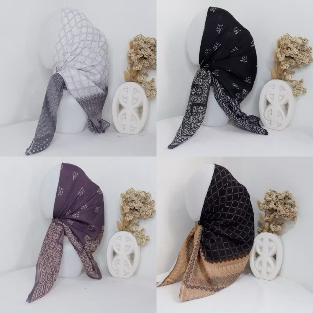 Hijab Voal Motif/Hijab Segiempat Motif/Hijab Segiempat Voal Motif/Hijab Motif/Hijab Voal