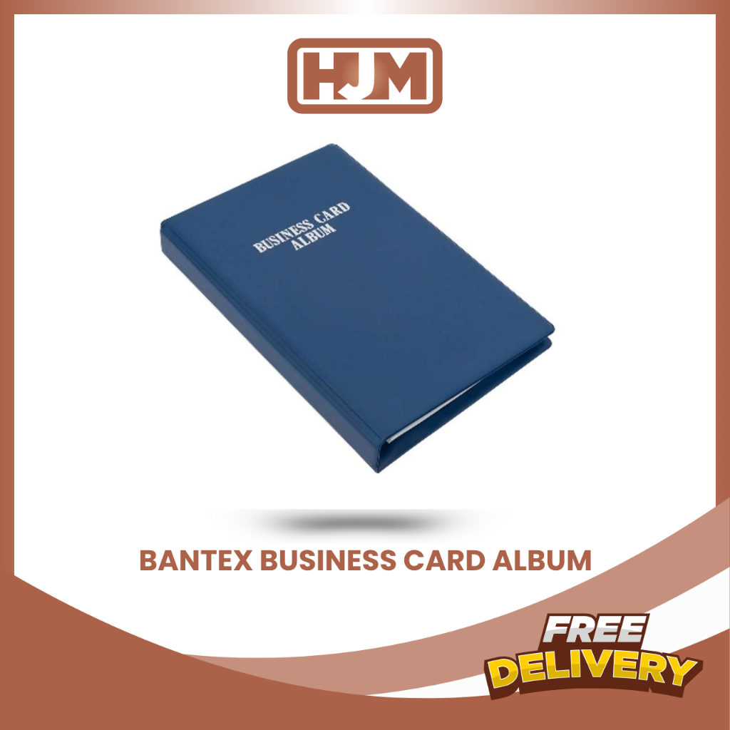 

Bantex Business Card Album 160 Cards 5596