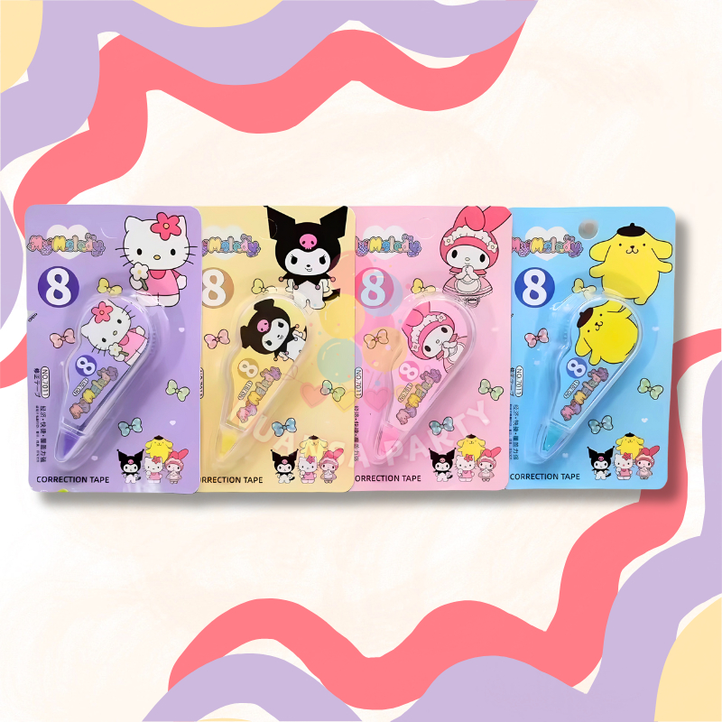 

NP •Correction Tape / Tipe-X Kertas Roll Motif Sanrio Alat Tulis Sekolah