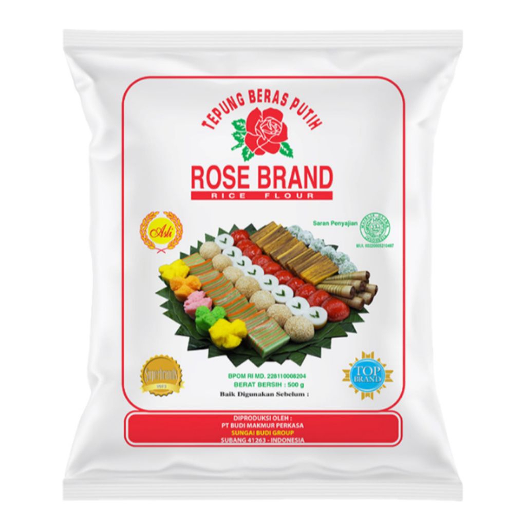 

ROSE BRAND Tepung Beras Putih 500 g