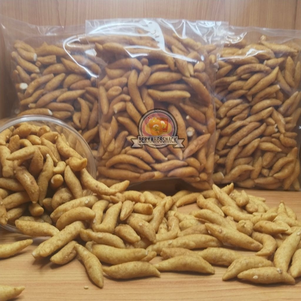 

Telor Gabus Gula Merah Premium 250g | Kue Tradisional Gabus Wijen Gula Merah