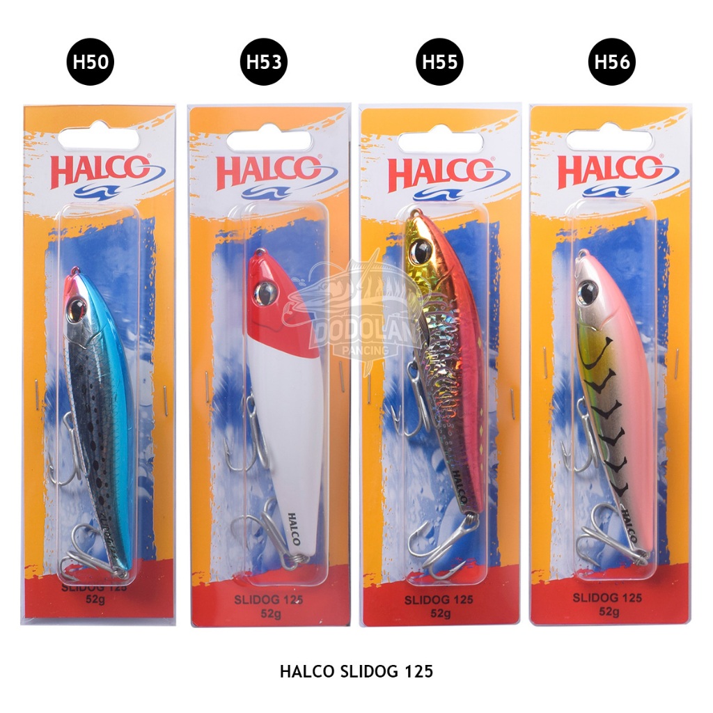 Umpan Mancing Popping Halco Slidog 125mm Dodolan Pancing