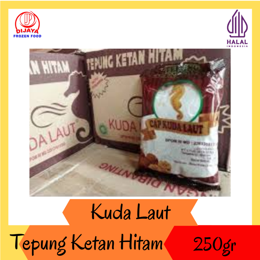 

Tepung Ketan Hitam Kuda Laut - Tepung Ketan Hitam 250gr