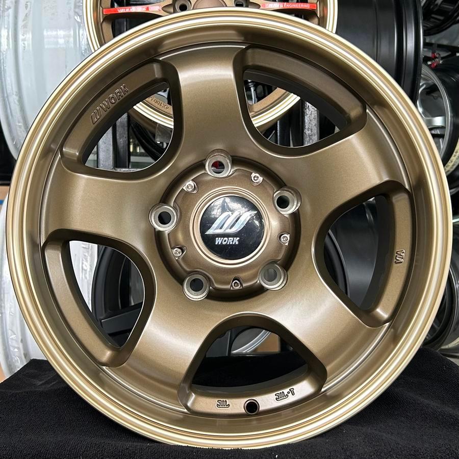 VELG WORK M5432 RING 16 LEBAR 7 HOLE 5X139.7 ET +10 CB 108 (5PCS VELG) | VELG MOBIL RING 16