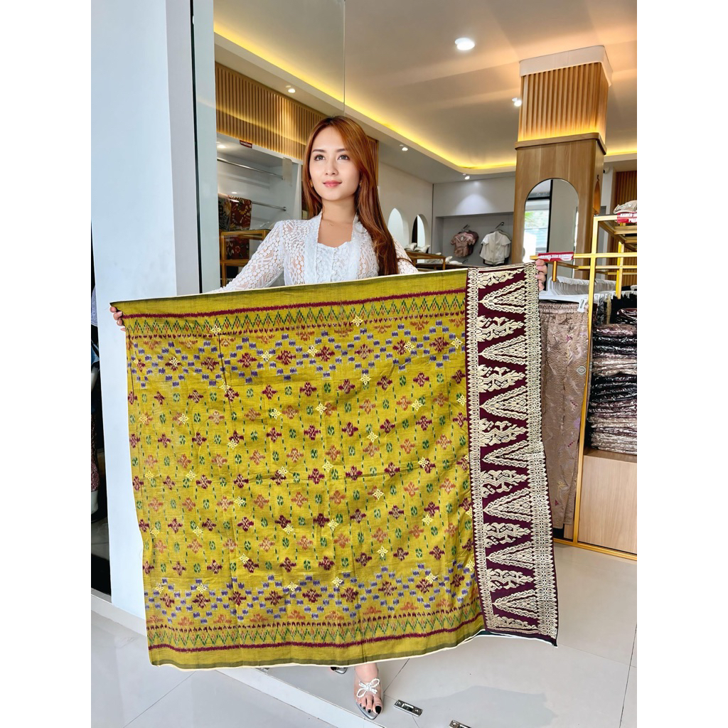 kamen endek semi mastuli tumpal songket original premium