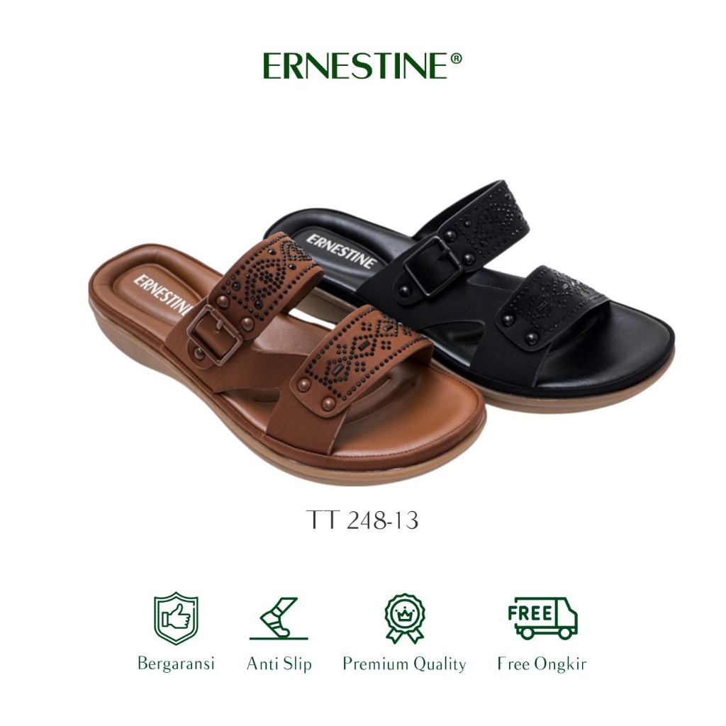 Ernestine Sandal Flat Wanita  Type TT 248-13