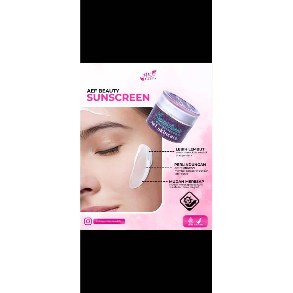 sunscreen aef skincare